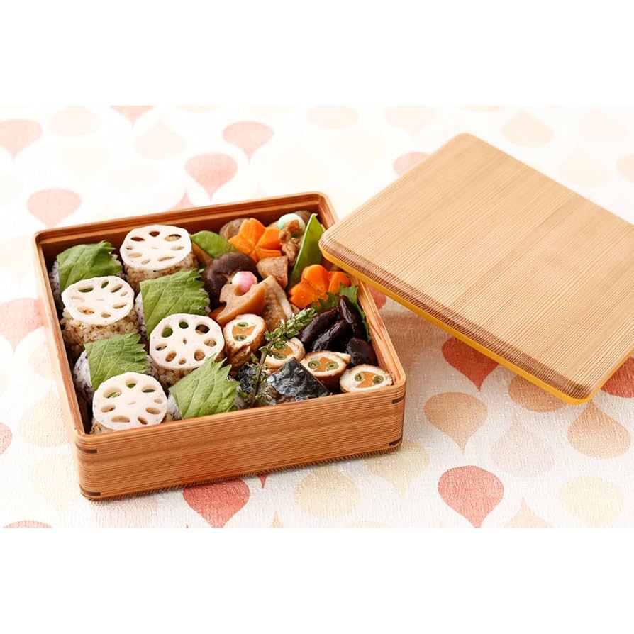 mWood ランチボックス　お重　白保冷ブタ付き GEL-COOL official shop / mWood ランチボックス 保冷ブタ付