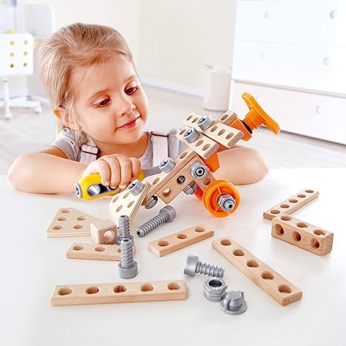 Miniatura 2 de Hape Junior Inventor Experiment Starter Kit | 42 juguetes de construcción de construcción, kit de ciencia STEAM para niños de 4 años en adelante