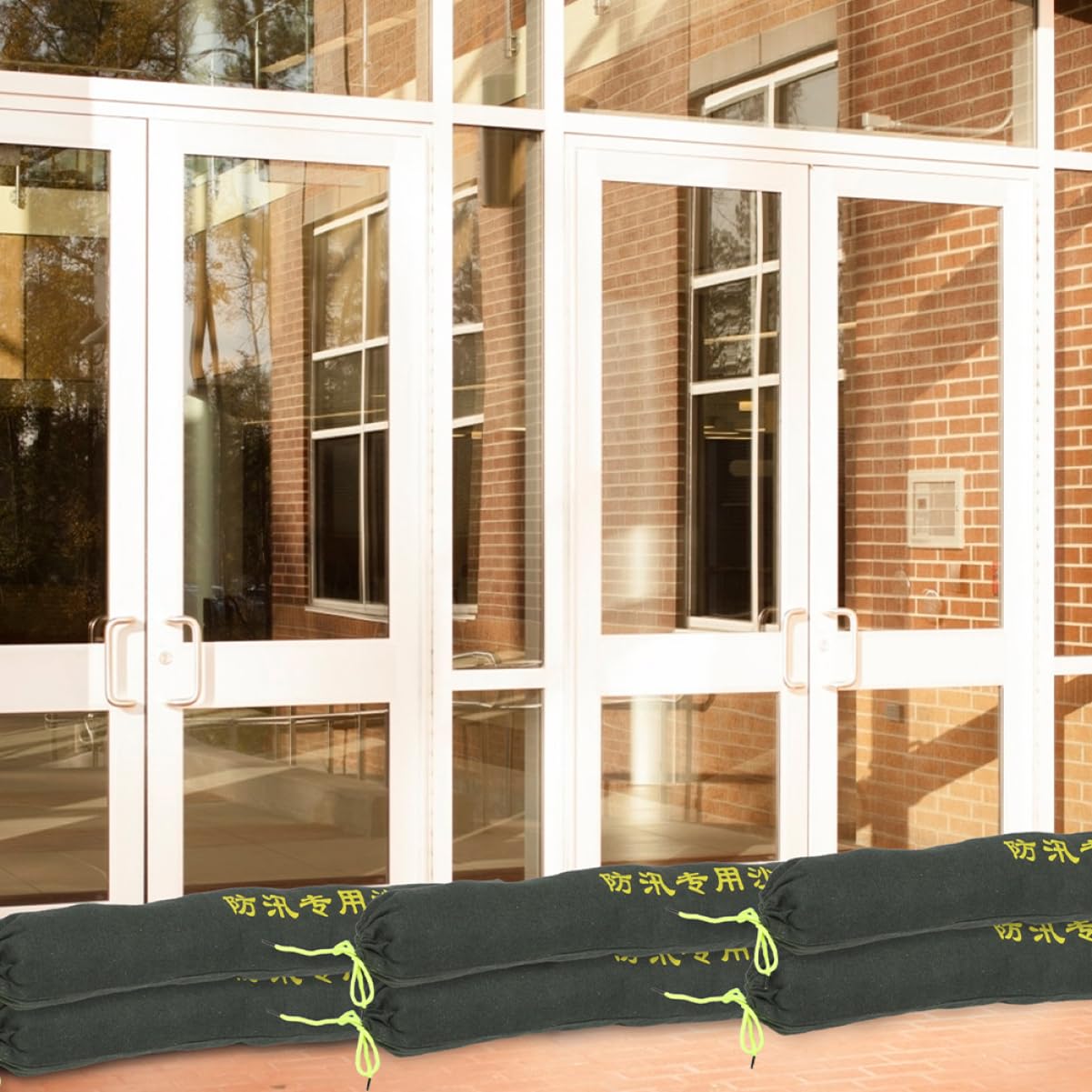 2pcs Heavy Duty Flood Sandbags for Flood Protection for Homes Garages and Construction Sites Capacity Design