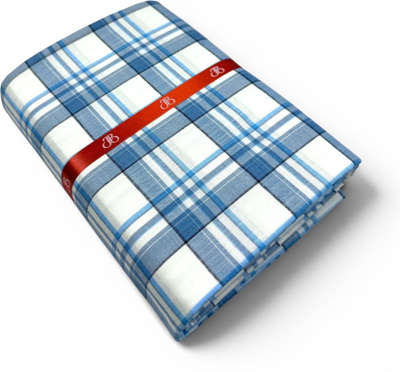 jhabak's Cotton Blend Unstitched Checkered Fabric for Men - 2.35m Shirt Piece / 3m Kurta Piece - Width 36 Inches-picture-13