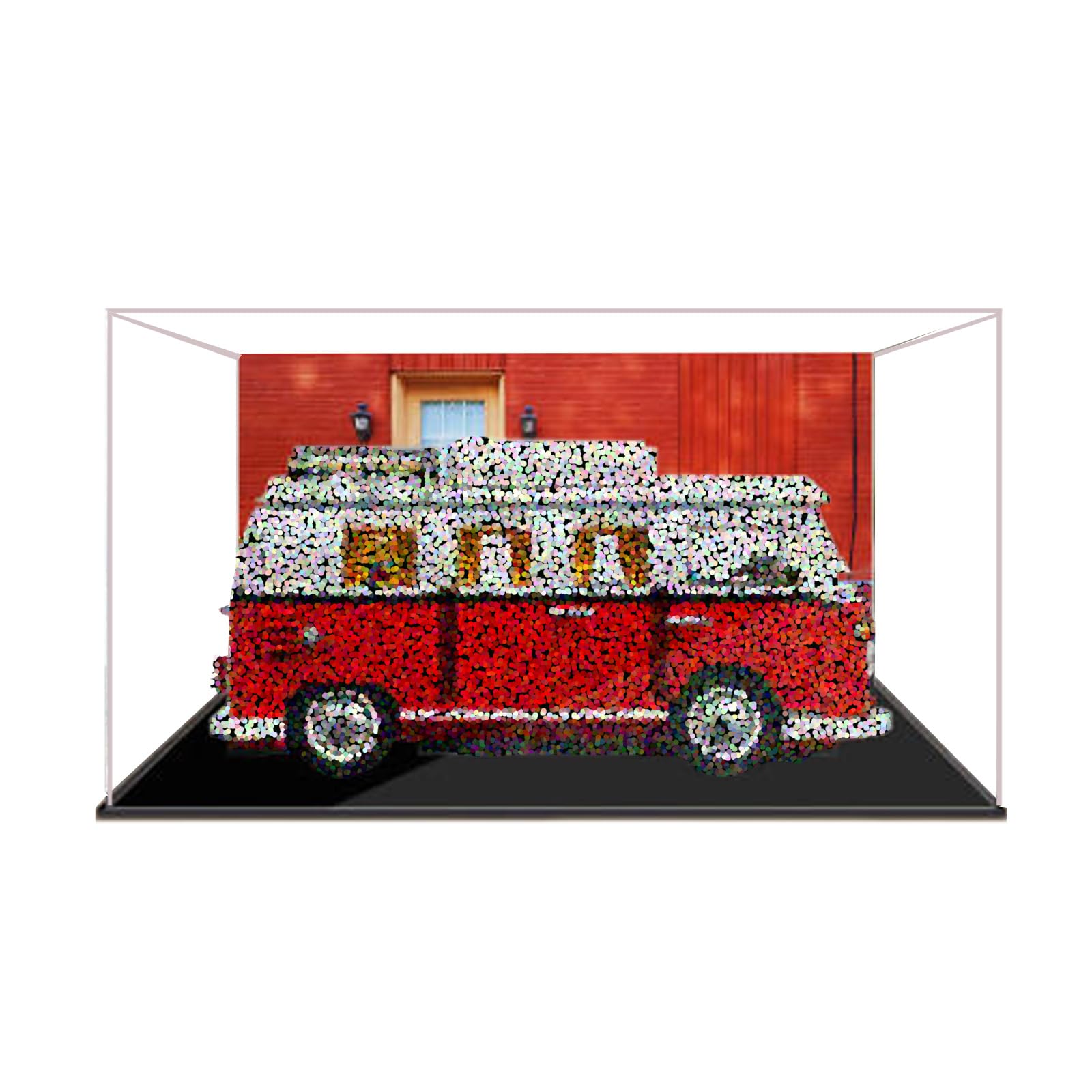 Przezroczysta akrylowa witryna tylko do Lego 10220 Camper Van (tło)
