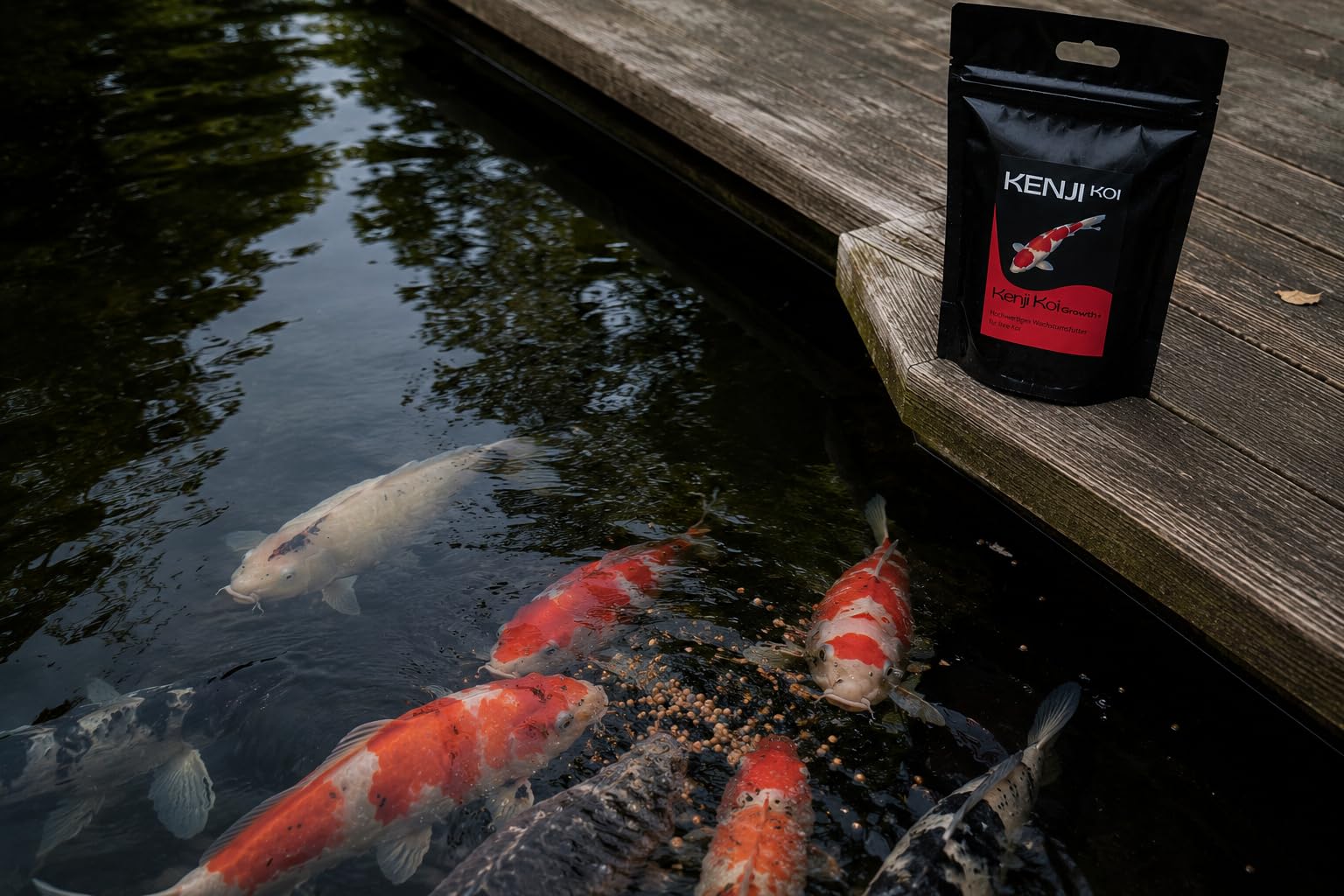 Growth+ Koifutter 5kg 6mm Wachstumsfutter für den Koi, Schwimmendes Koifutter mit hochwertigen Proteinen, Optimal für jeden Tag: Fördert den Muskelaufbau der Koi