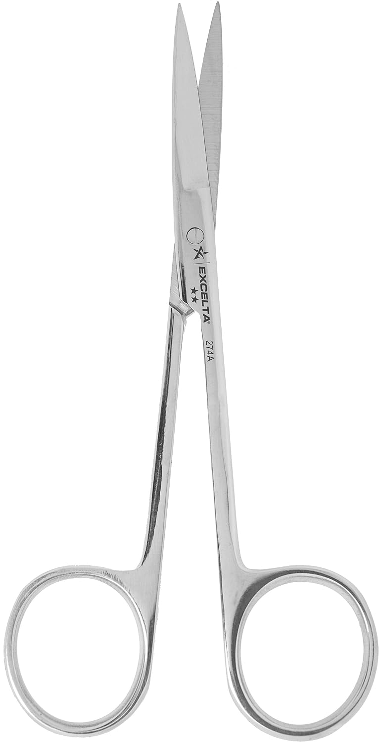 Excelta - 271 - Scissor - Straight Slim Blade - Two Star - SS, 1.25" (31.25mm), 0.4" Height, 0.3" Wide, 4.75" Length