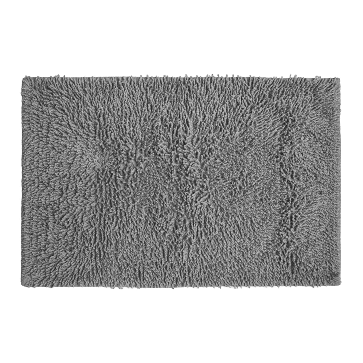 Allure Tumble Twist Bath Mat Deep Pile, 100% Cotton, Large Size 55 x 90cm, Super Soft & Absorbent, Easy Care & Washable (Dove Grey)
