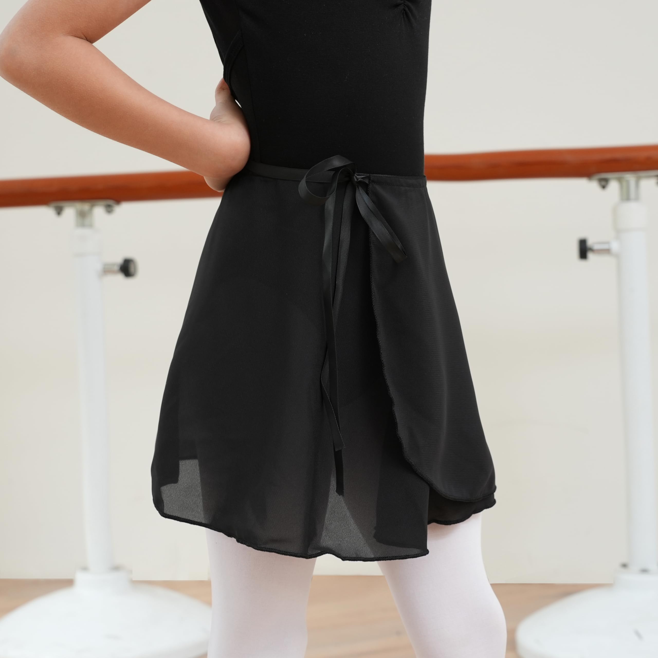 Tancefair Gonna a portafoglio da danza in chiffon per ragazze e donne e gonna a portafoglio da balletto