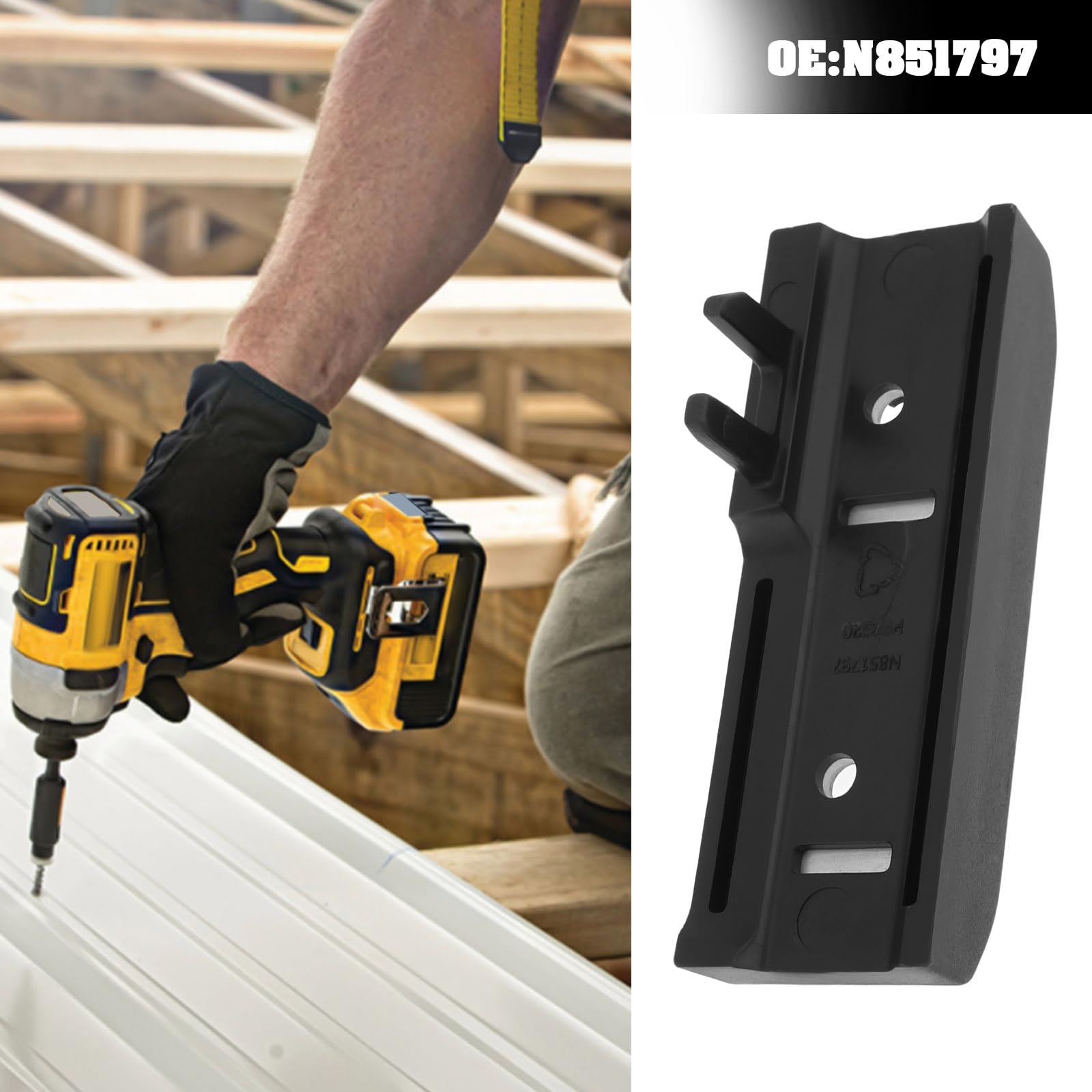 SG Store Electric Tool Magnetic Drill Bit Holder for Impact Drilling Rig N851797 Compatible with DeWalt DCD999 DCD999NT DCD999T1 DCD999X1 - Image 2