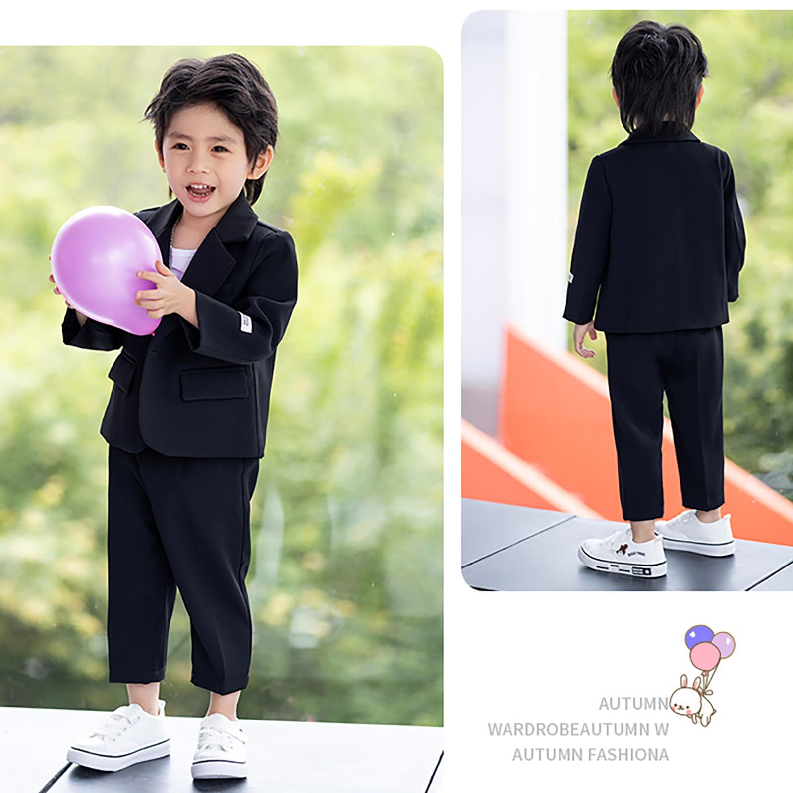 Generisch Bambino 18 Mese Ragazzi Business Abiti Cappotto 3 Pezzi Vestito Smoking Set Per Bambini Vestito Formale Per Ragazzi Con Pantaloni Abbigliamento Bambino 1 Anno Ragazzo
