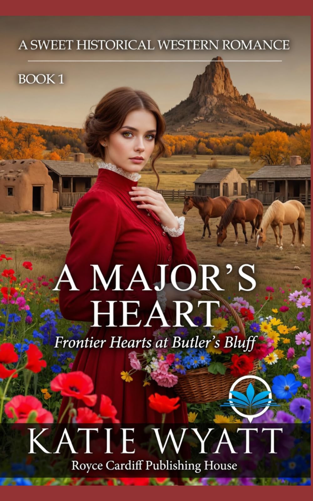 A Major’s Heart: A Sweet Historical Western Romance (Frontier Hearts at Butler’s Bluff)