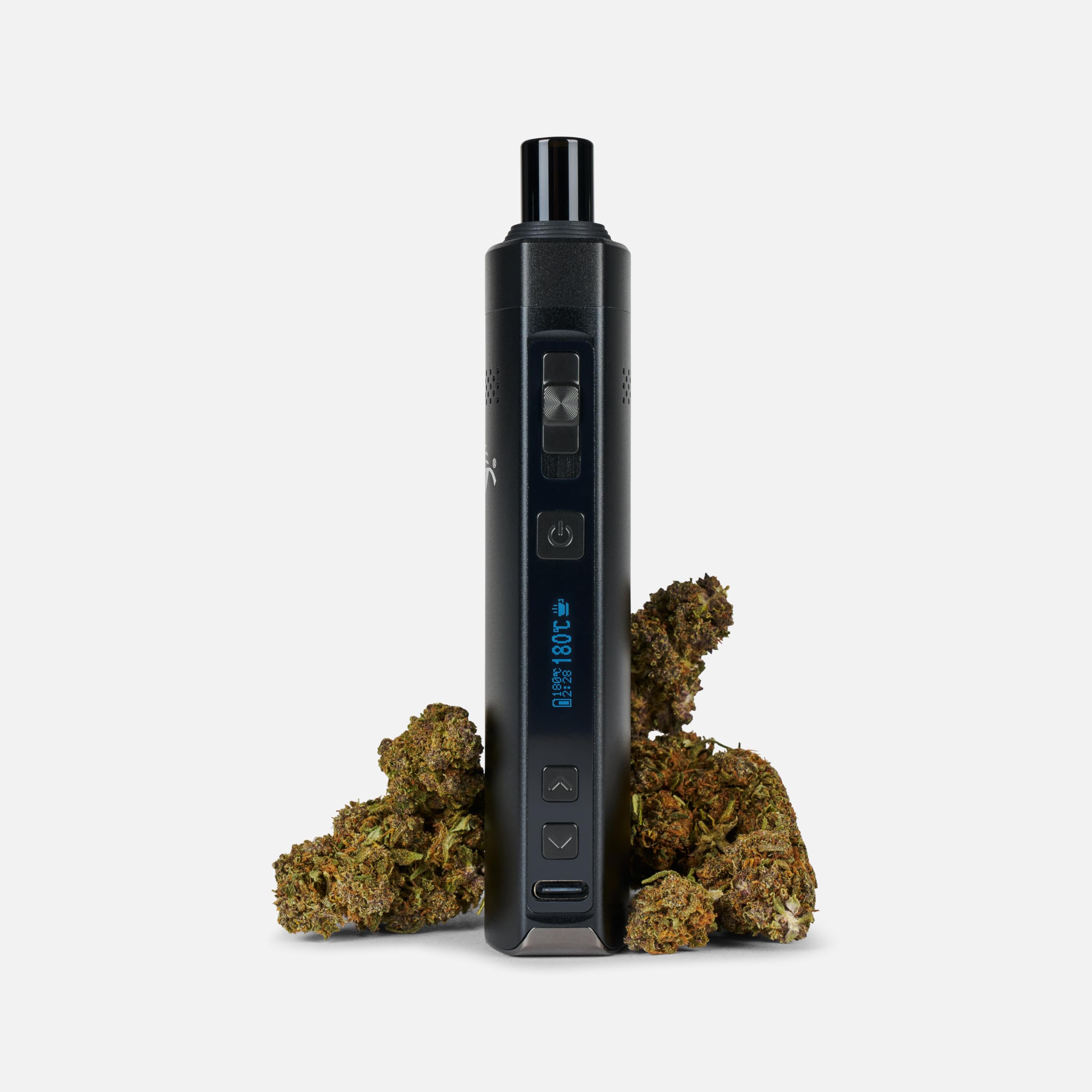 Vaporizzatore Wolke V2, Dry Herb Vaporizer Batteria sostituibile da 3200 mah, display OLED Controllo della temperatura continuo - Vaporizza erbe, resine, oli