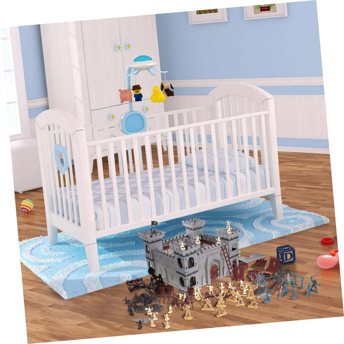 Set Gioco di Costruzione Fortezza Pirata 310 Pezzi in Plastica per Bambine | Accessori Borsa Inclusa, Stile Pirata, per Feste di Compleanno e Ogni Occasione
