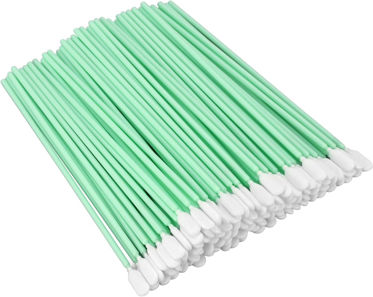 100pc 6.3" Double Layer Polyester Cleaning Swab Sticks for Solvent Format Inkjet Printer Roland Optical Equipment