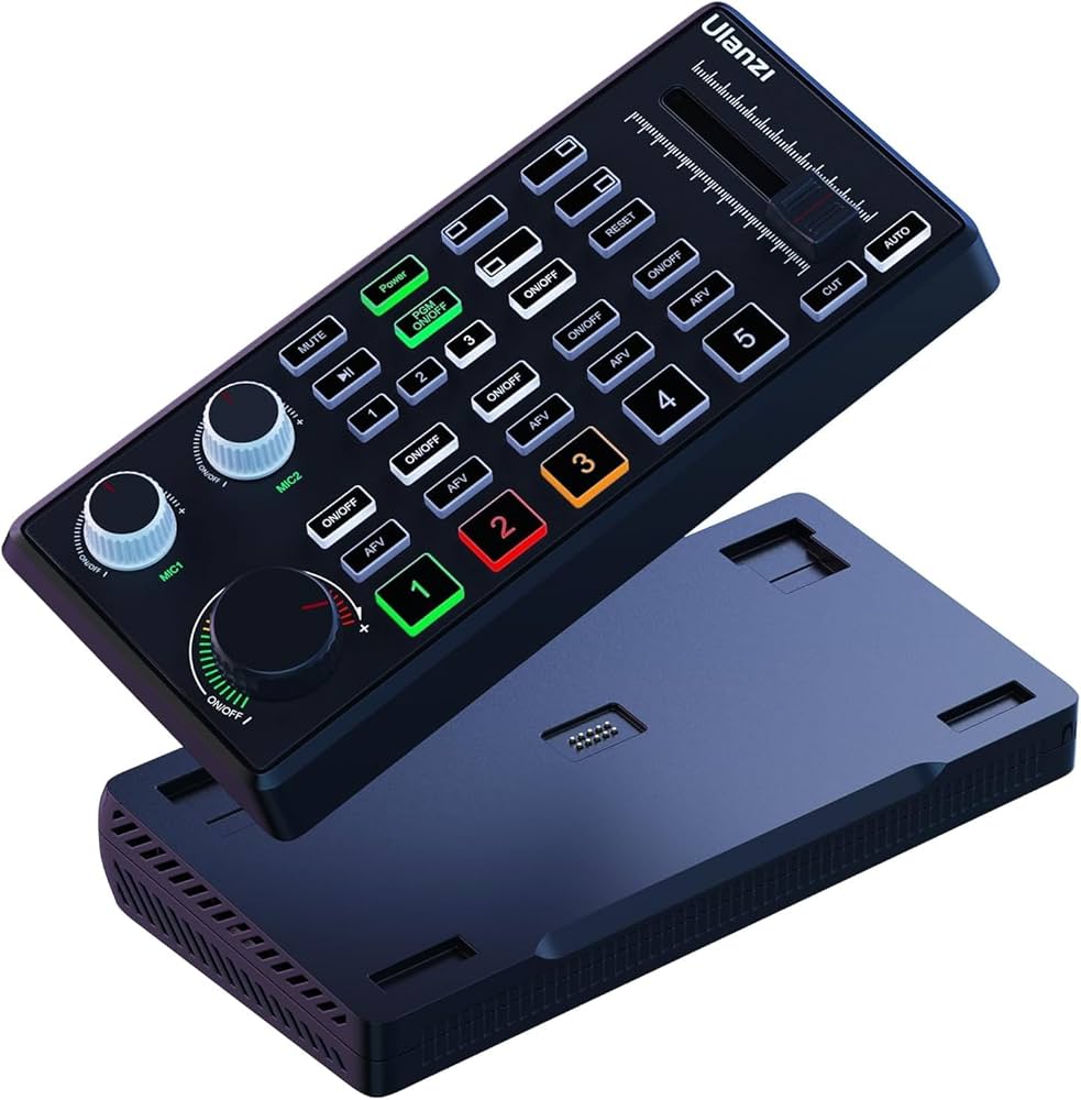Ulanzi ビデオスイッチャー DD002 HD ULANZI DD02 Video Switcher for Live Streaming Support 4