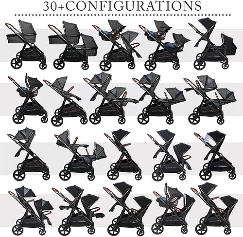 Miniatura 3 de Venice Child Ventura - Cochecito individual a doble para sentarse y pararse (paquete # 1)