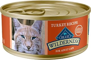 Wilderness Natural High-Protein Grain-Free Wet Food for Adult Cats, Turkey Paté, 5.5-oz. Cans, 24 Count