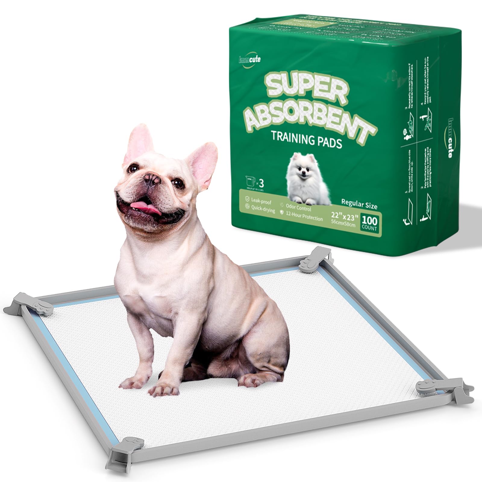 Amazon.com: IMMCUTE Puppy Pads 22