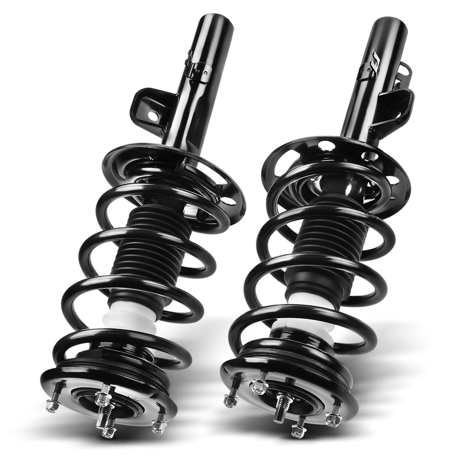A-Premium Front Pair (2) Complete Strut & Coil Spring Assembly Compatible with Ford Flex 2010-2011 3.5L Turbocharged, AWD, Driver and Passenger Side, Replace# 472534, 472535
