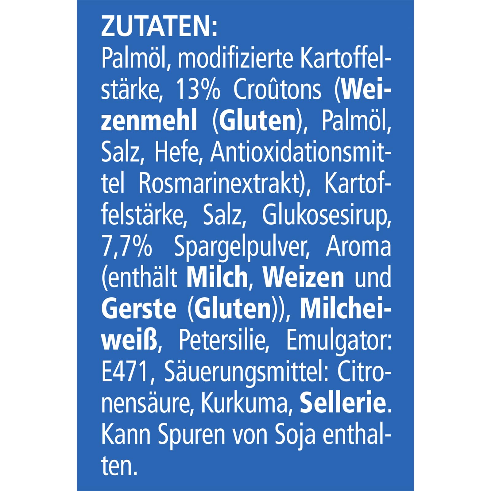 Heisse Tasse Spargel-Creme Suppe mit Croûtons 12er Pack (12 x 450 ml), Genieße unseren cremigen Spargel in nur 2 Minuten - Der perfekte Suppen-Snack