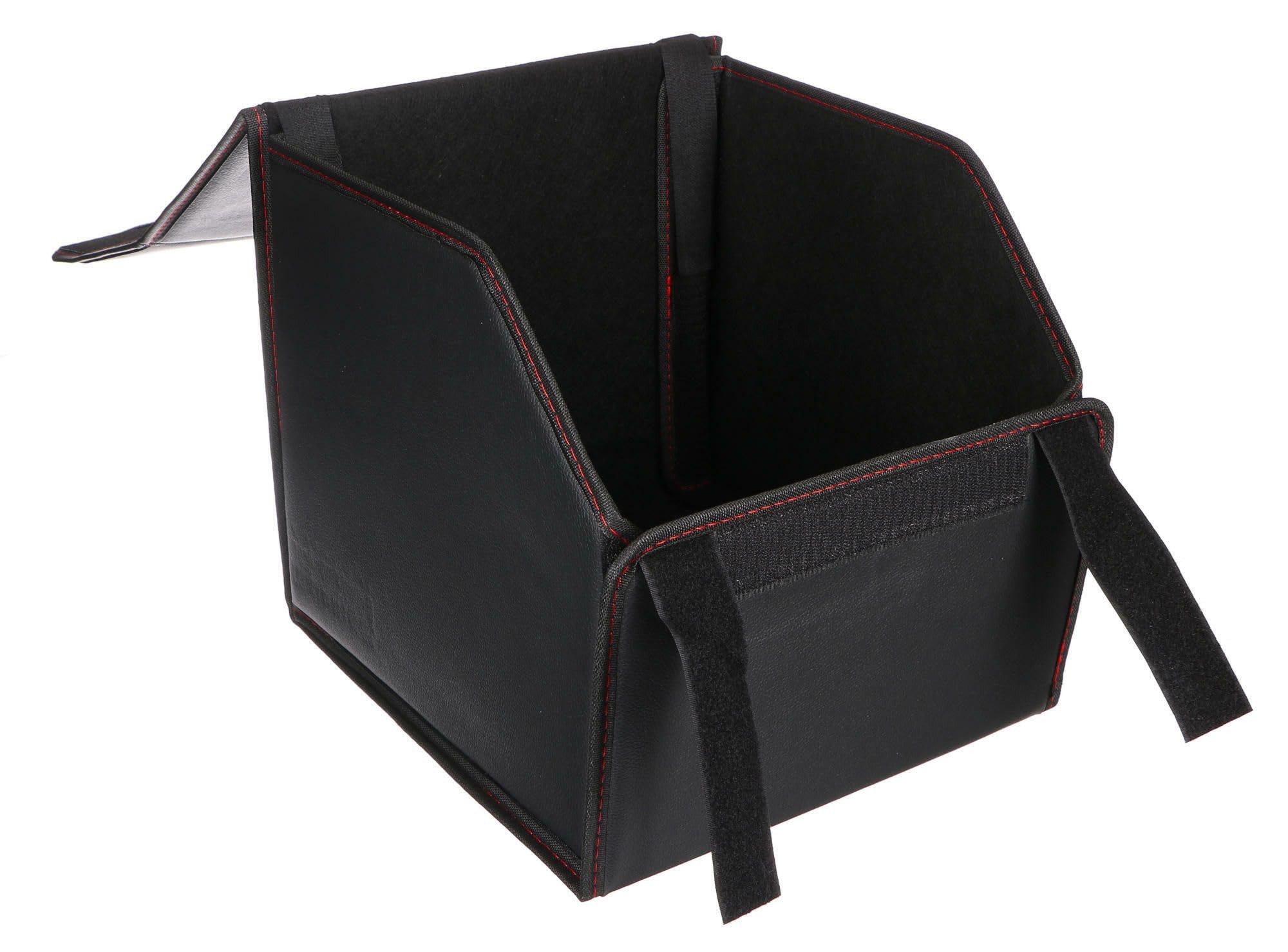 CAR COMPACT LEATHER S | Organizer do bagażnika samochodu | 1 przegroda, składany, z pokrywą