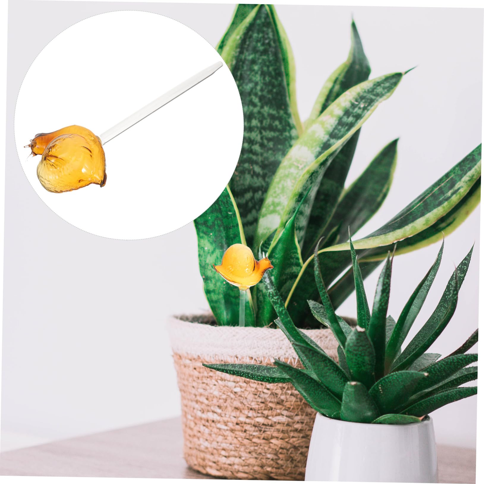 TOYANDONA 3 Pièces Dispositif d'arrosage Automatique planteur Usine Spike d'auto-arrosage Plantes d'intérieur arrosage des Globes végétaux bulbe d'arrosage Un Verre