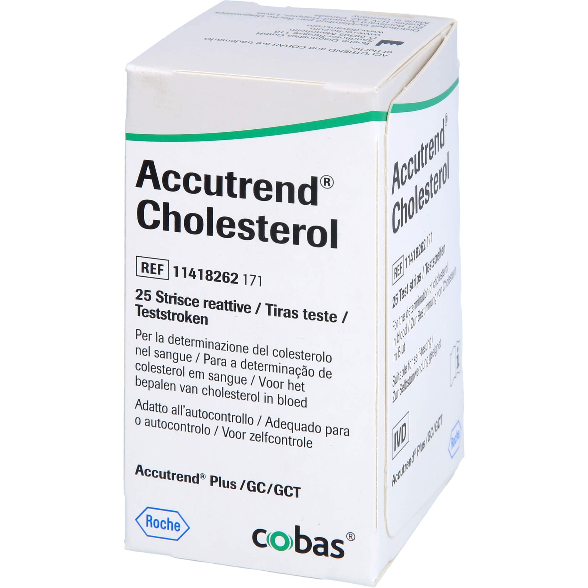 Accutrend Colesterol 25 Tiras