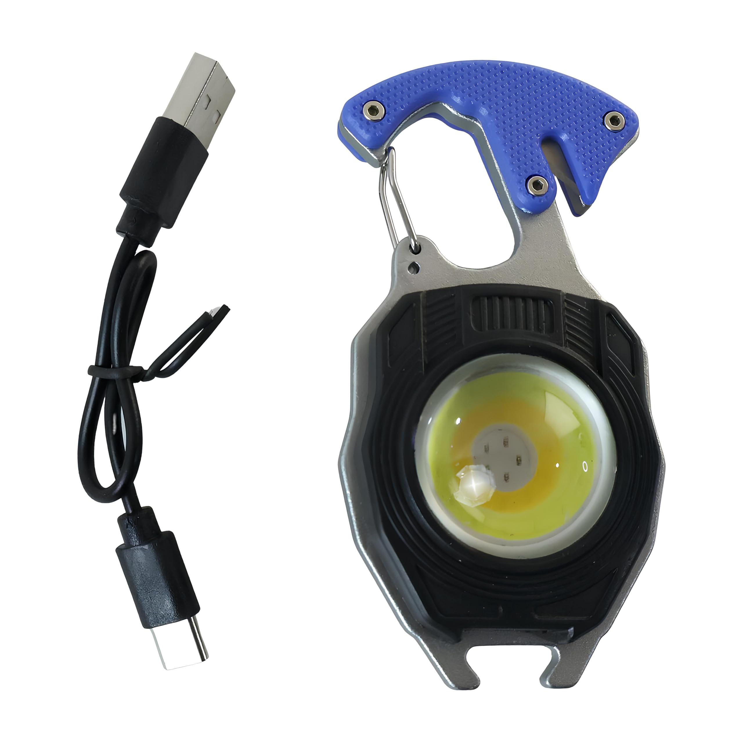 PABOCART Travel LED Keychain Light 1 Pc Rechargeable Mini-image-40