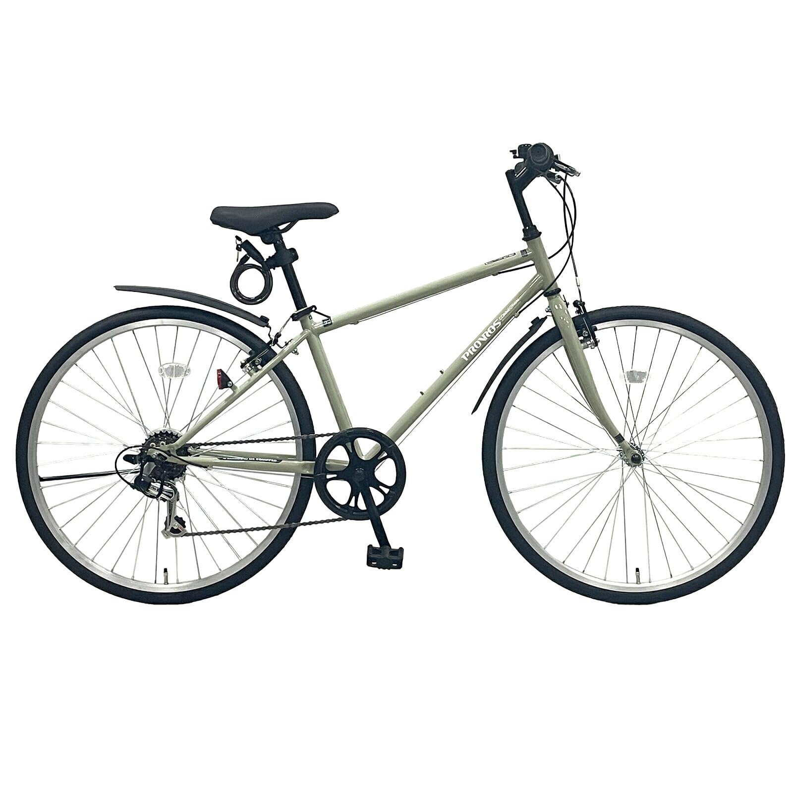 Amazon | 【完全組立済】クロスバイク 自転車 26インチ シマノ6段変速 