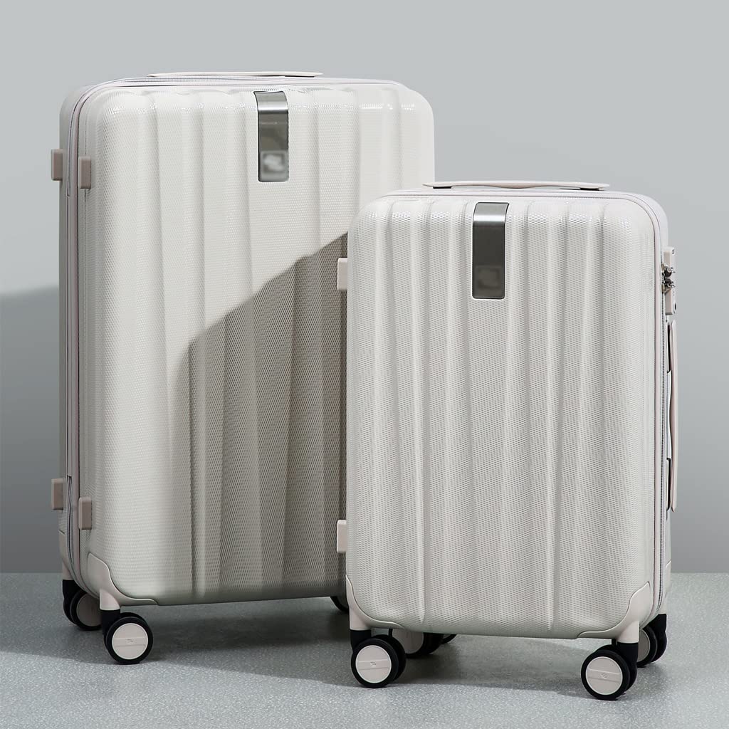 Koffer Hartschale,Trolley-Koffer,großes Fassungsvermögen,robuster Koffer mit 4 Spinner-Rollen./1786(Grey,20 inches)