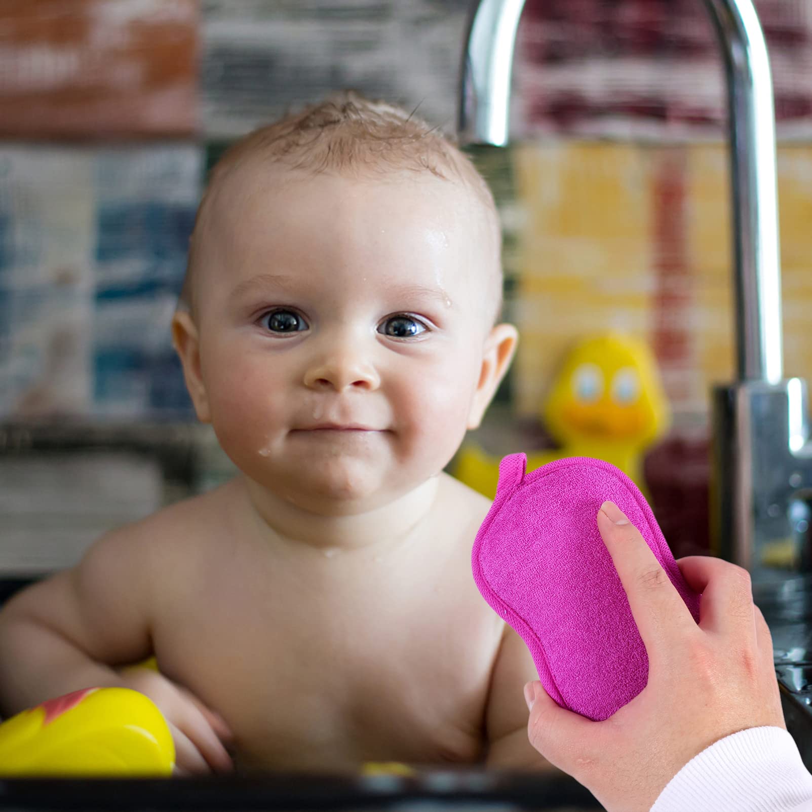 DOITOOL 12 Piezas Esponja De Baño Esponjas Naturales Esponja Para Platos Naturales Toallitas a Granel Esponja Bebe Depurador De Bañera Toallas Suaves Filamento Hombre Cuerpo Toalla De Baño