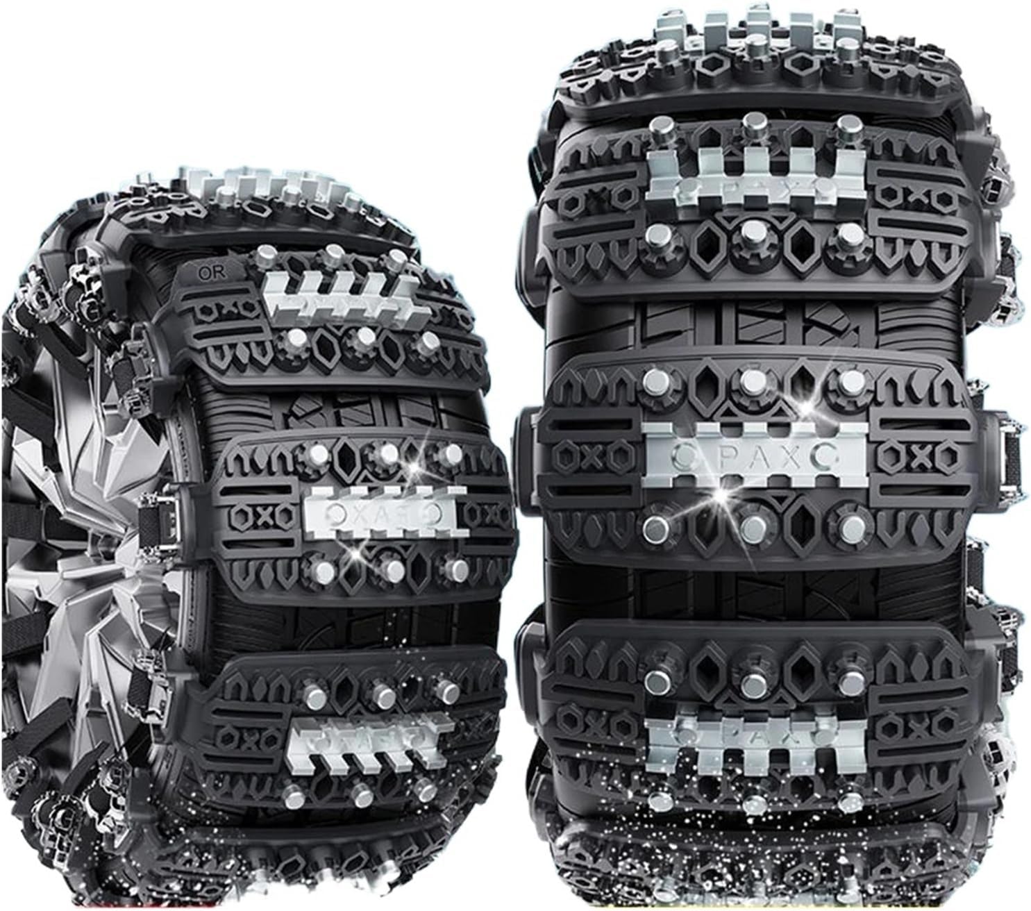 6PCS Car Snow Chain Off Road Motorcycle Car Snow Chains Tyre Winter Roadway Atv Truck Tire Chain -skid