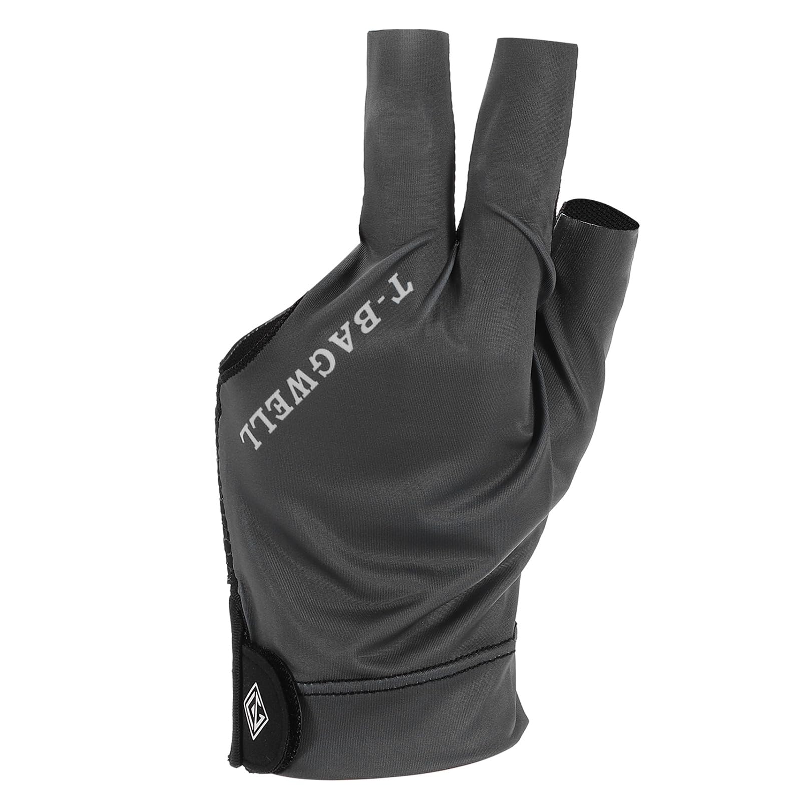 YELARXI 3 Finger Pool Glove Left Hand, Billiard Gloves for Shooter Carom Pool Snooker Cue Accessories 1 Pcs & Gray-Fitting for (Men/Women) — image 1