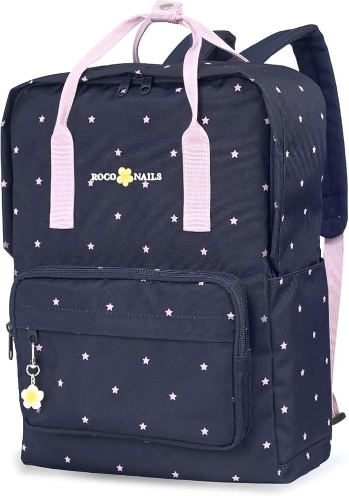 ロコネイル ROCO NAILS リュック ネイビー 星柄 完売品❣️ Amazon.co.jp: [ROCO NAILS] リュック 大容量 2WAY 新柄 通学 約20L 全