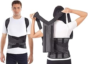 Posture Corrector + Two in One Lumbar Belt/Breathable Back Support and Shoulder LUX, Back and Back Support, Adjustable, Orthopaedic Back Relief, Pain Relief
