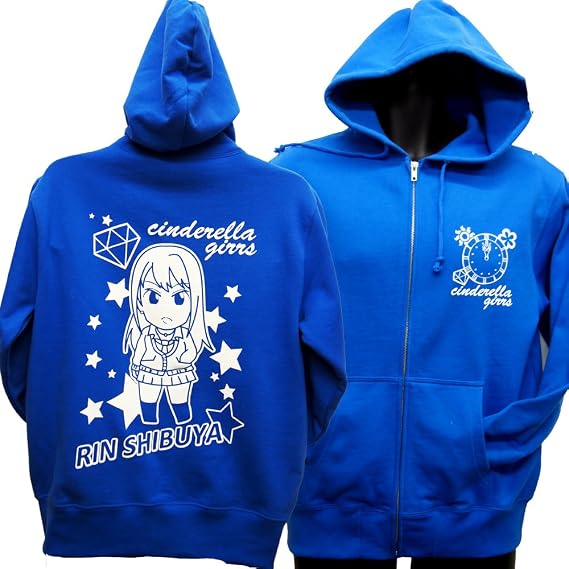 Amazon Co Jp シンデレラガールズパーカー 渋谷凛 xl 青 ファッション Amazon Co Jp シンデレラガールズパーカー 渋谷凛 xl 青 ファッション