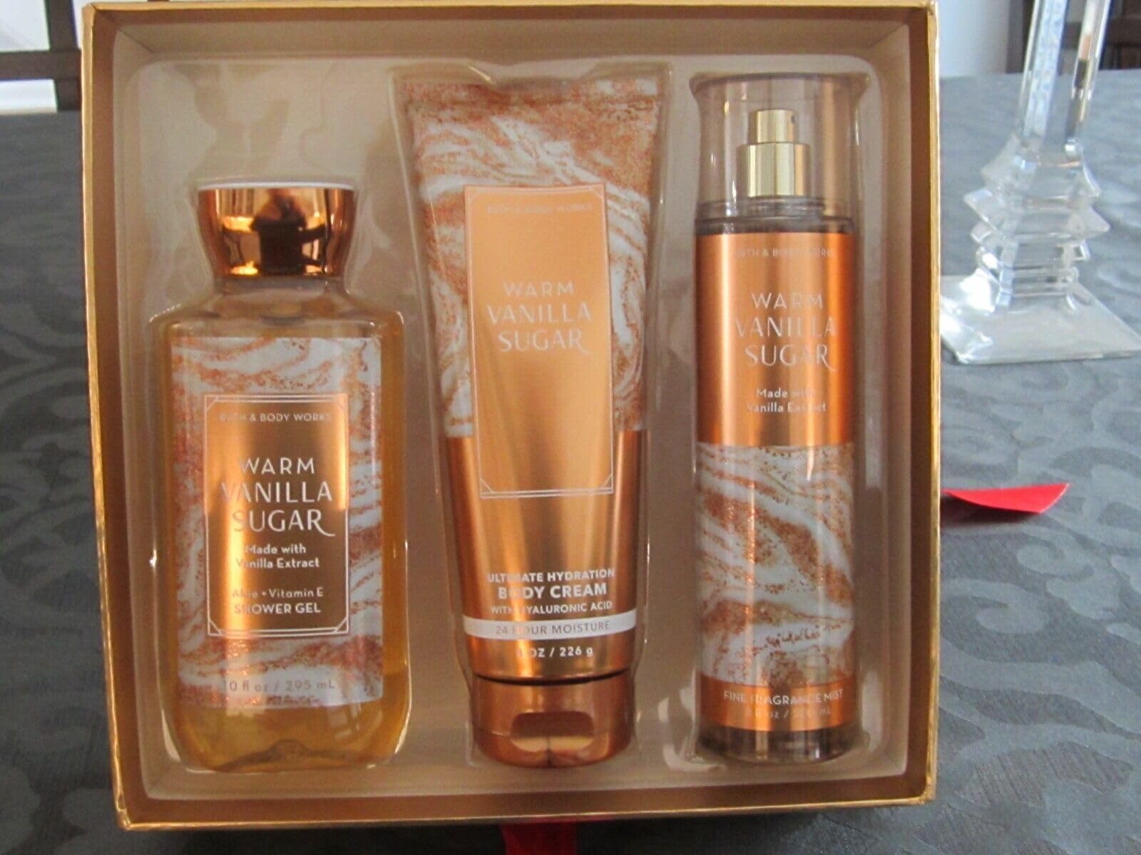 Bath And Body Works Warm Vanilla Sugar Daily Trio