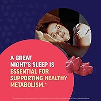 Vista 5 de Gomitas quemadoras de grasa nocturnas con melatonina para apoyar el sueño y la pérdida de peso Supresor del hambre y refuerzo del metabolismo