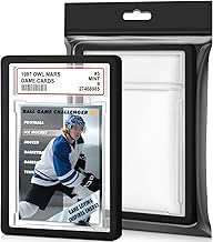 1 Pack Graded Card Slab with PSA Slab Bumper Set, Hard TPU PSA Slab Bumper Protector Guard Graded Card Slab Protectors with Label Position for Game Cards, Sports Cards, Trading Cards