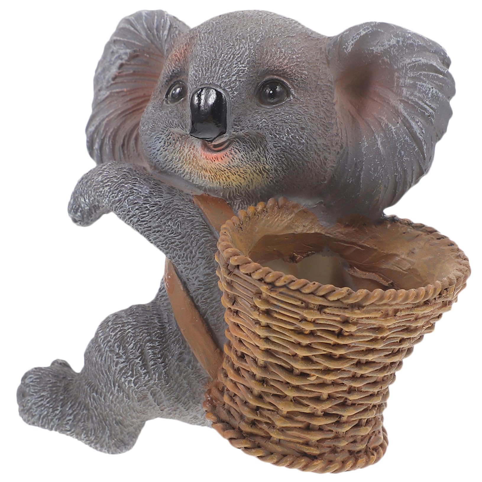 BESPORTBLE 4stücke Dekorative Harzstatue Niedliches Koala-hängeornament Für Garten Und Innenhof Attraktive Resin-Dekoration Für Gartenliebhaber Als Für Familie Und Freunde