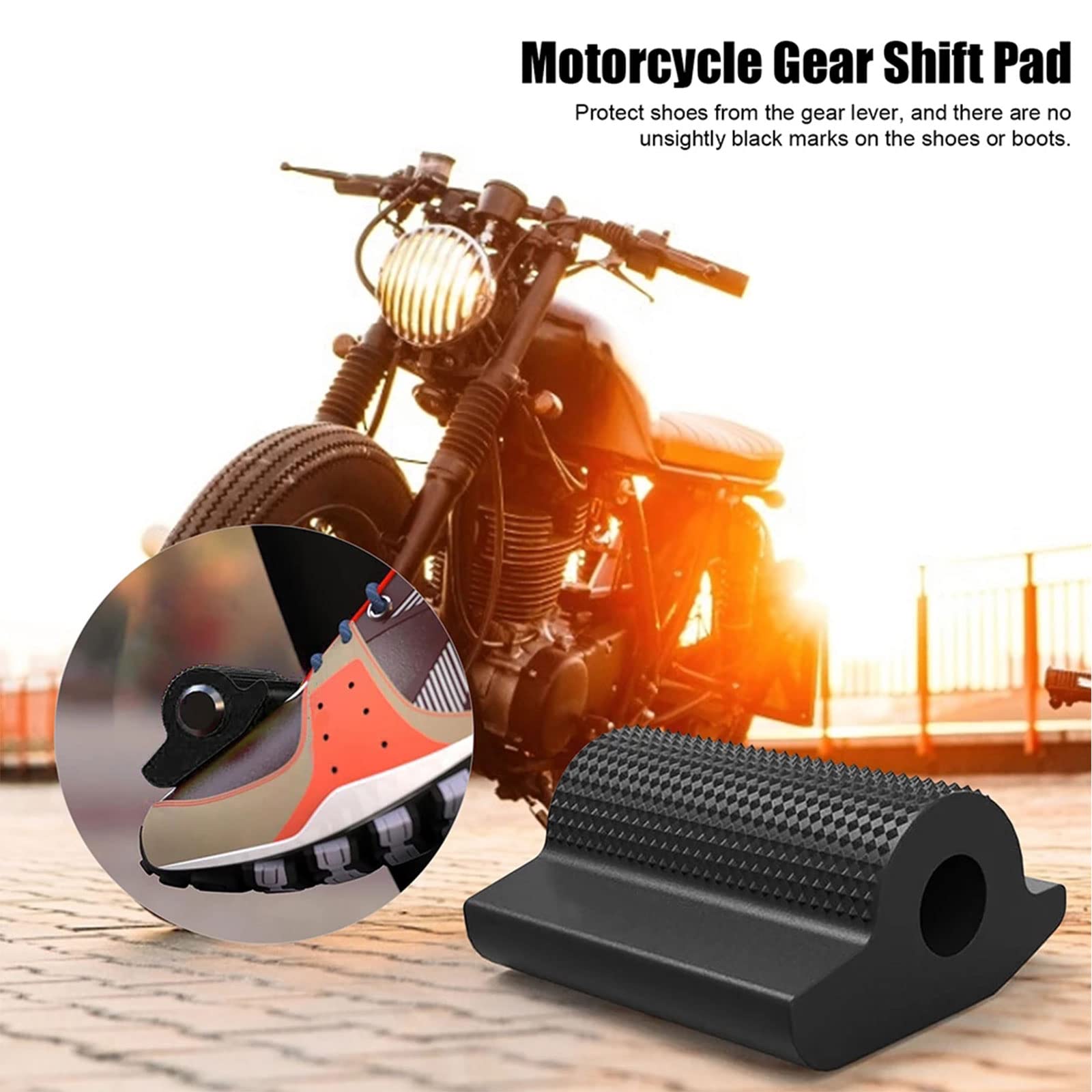 Pokrowce na buty Motocykl,Buty Motocykl,Ochrony Buty Motocyklowe,Motocykl Pokrowce na buty,Skrzynia biegów dla motocykli,Skrzynia biegów na buty motocyklowe,Gumowa opaska do butów(2PCS)