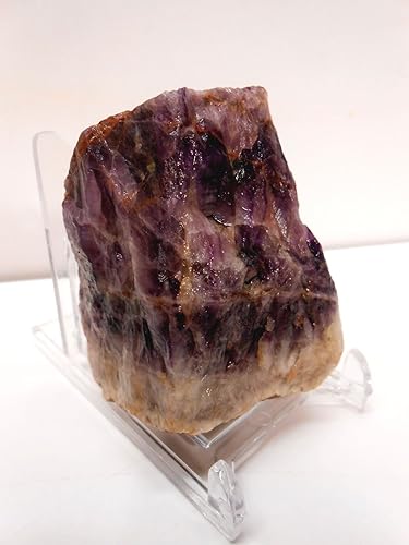 Miniatura 6 de Rock Tumbler - Kit de recambio de gemas auténticas de cristal de amatista brasileña, morados ásperos, 8 onzas