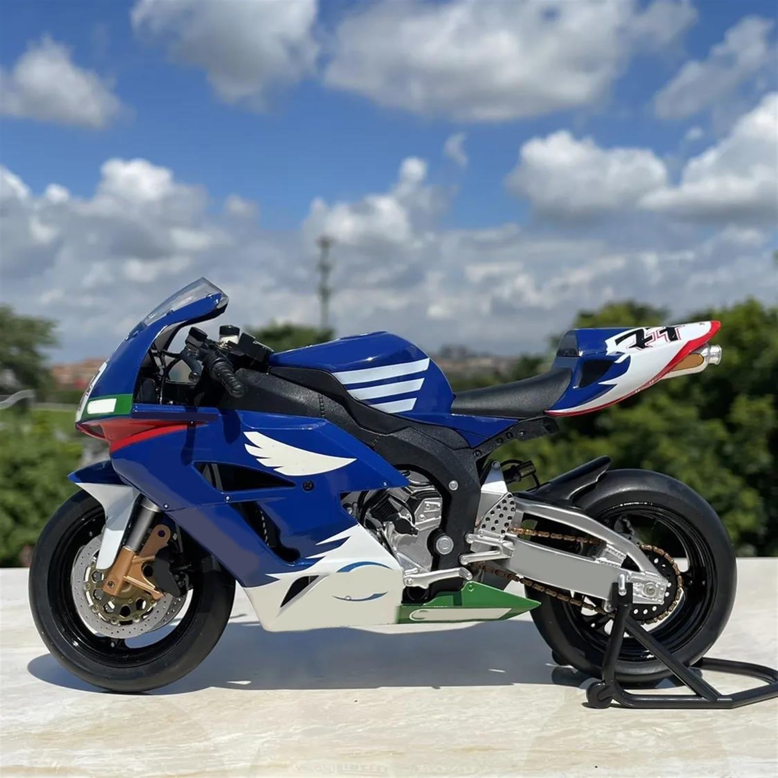 SEYXF Motorbike Toy Motorcycle Simulation Diecast Model Collection Gift for H-onda CBR 1000 RR CBR1000RR 1/10