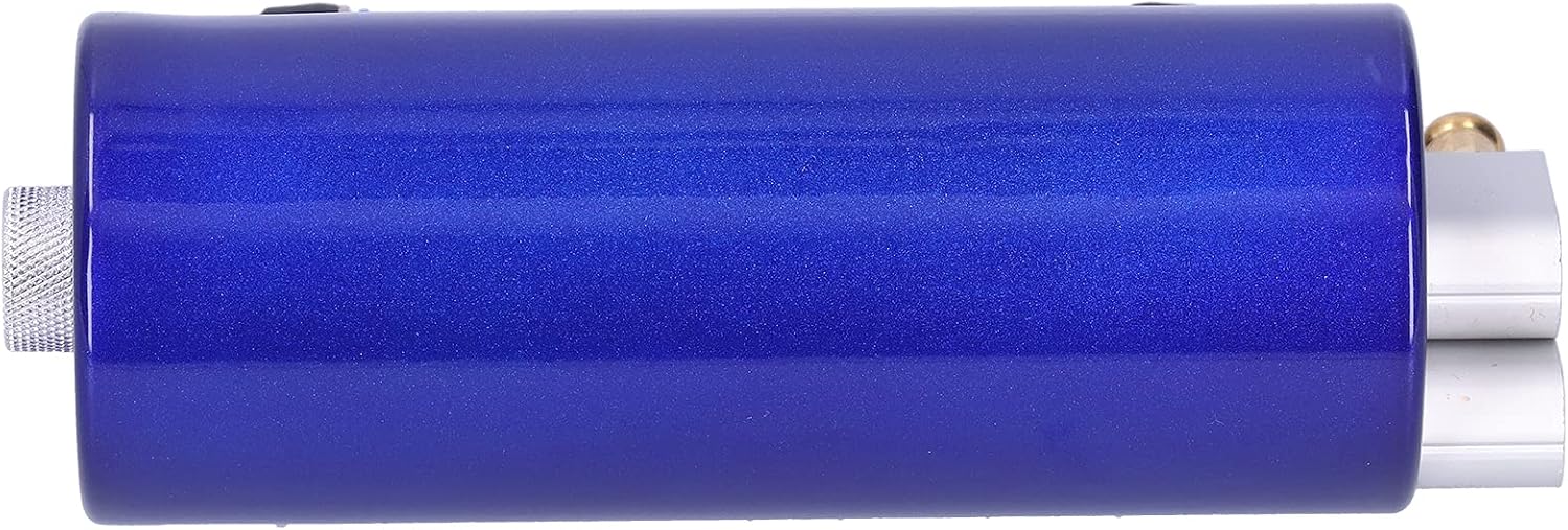 Universal Aluminium Alloy Oil Catch Tank Kit with Accessories, Lightweight Design for Racing Applications, Extends Engine Life, Collects Oil Mist and Condenses Fuel (Blue)
