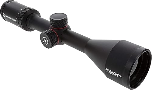Miniatura 132 de Crimson Trace Brushline Pro Riflescope con construcción sólida ligera, tapas de alcance y paño para lentes para caza, tiro y exteriores