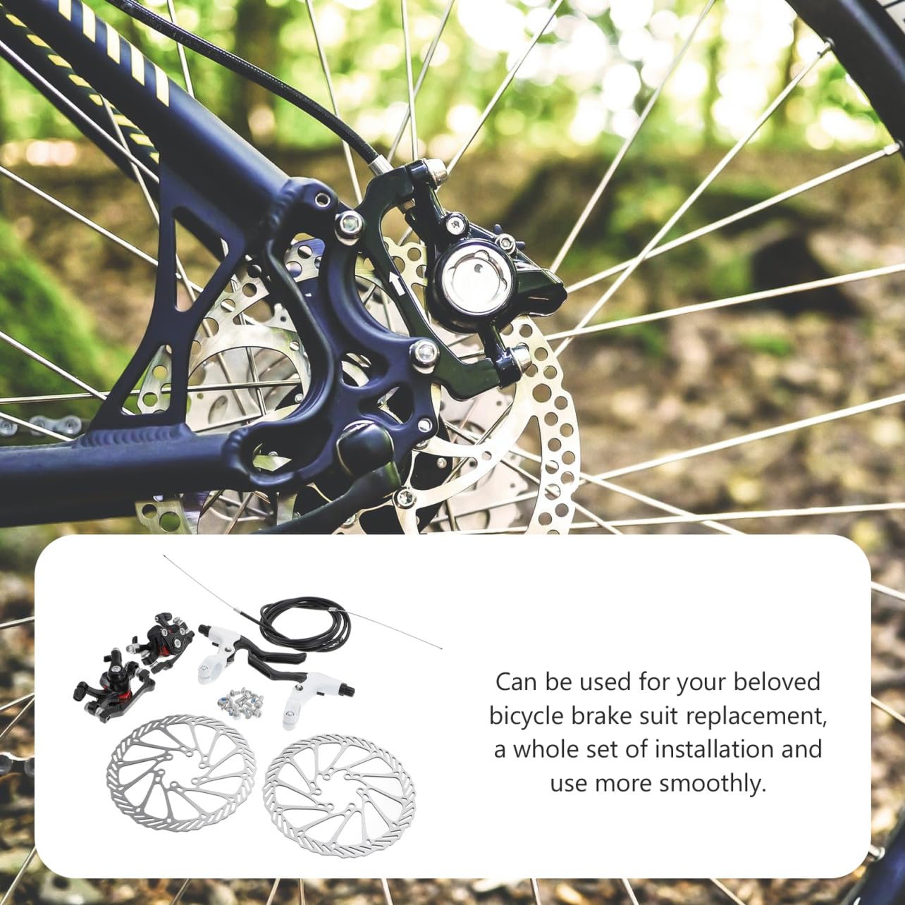 Pastiglie Freno Disco per Bici da Montagna Design Multiraggiolare, Struttura Cava, Efficienza di Frenata,