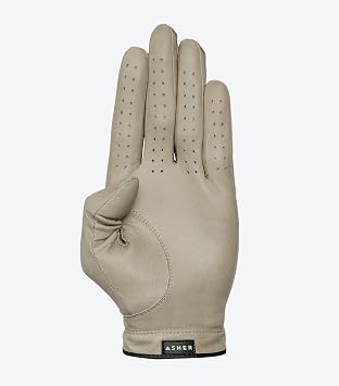 ASHER Men's Premium Sandstone Golf Glove - Small (goes on Left Hand)