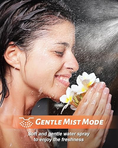 Miniatura 4 de Cabezal de ducha y 4 cartuchos de filtro de algodón de polipropileno con cuentas de filtro mineral de repuesto (1 onza), rejuvenece la piel y el