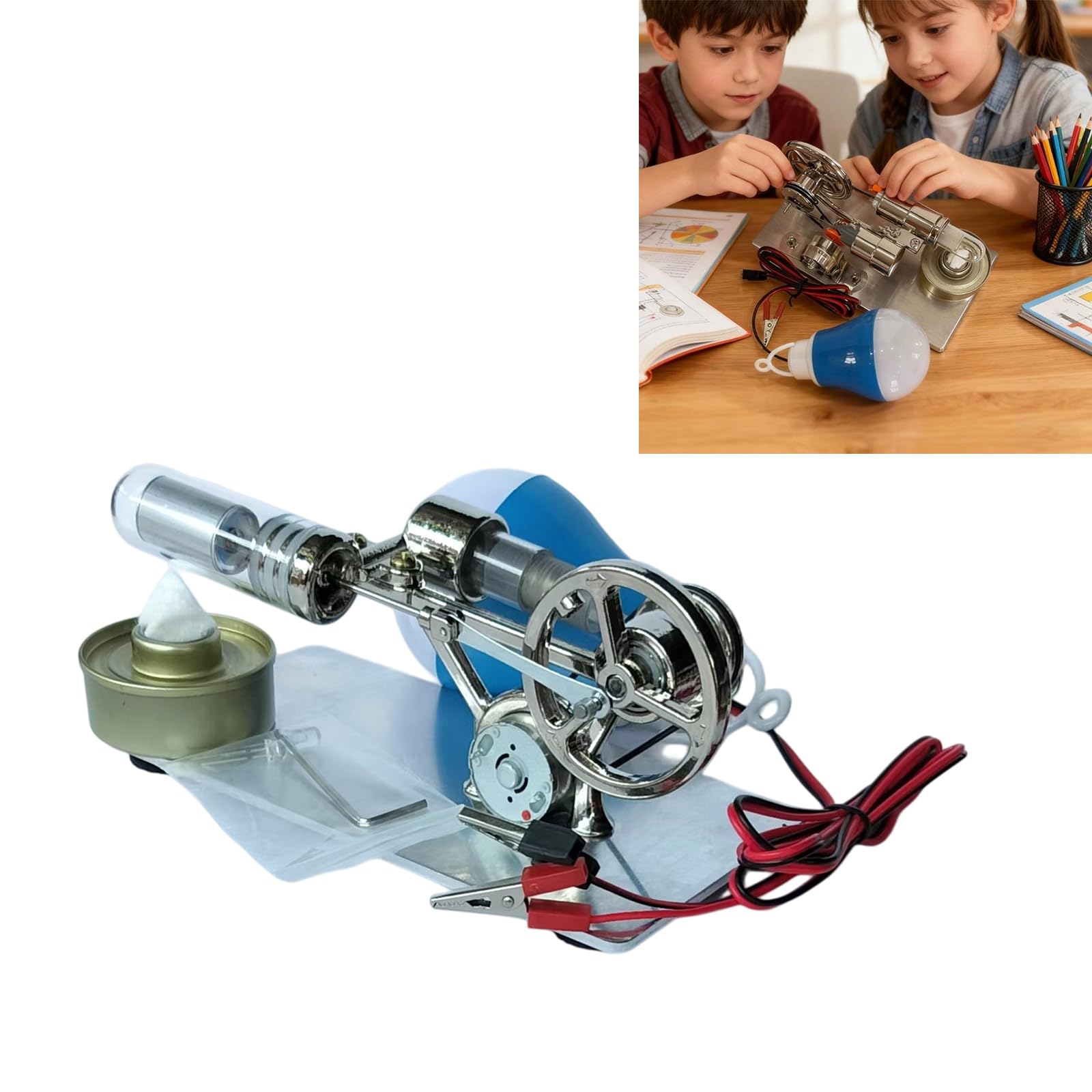 Stirlingmotor Metallphysik Laborausrüstung für Wärmekonzepte Klassenzimmer, Bildungsbedarf