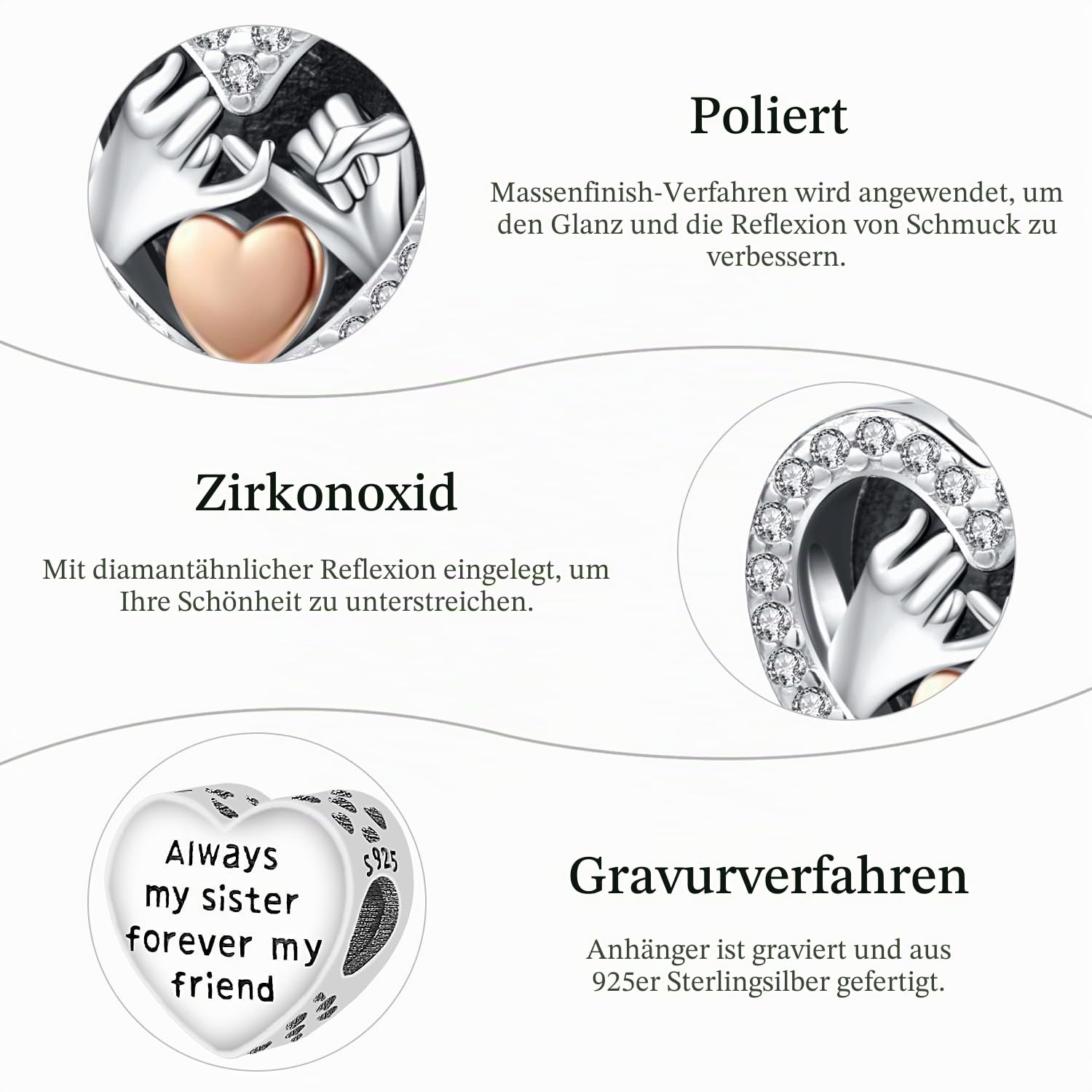Charm Herz 925 Sterling Silber Damen Baum des Lebens Bead Charm, für Pandora European Armbänder Geschenke für damen mädchen