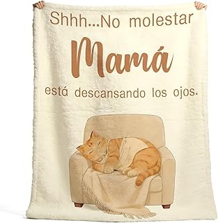 Twidels Regalo Mamá Manta 130x150cm Regalo Mamá Cumpleaños Regalos Día de la Madre Manta Navidad