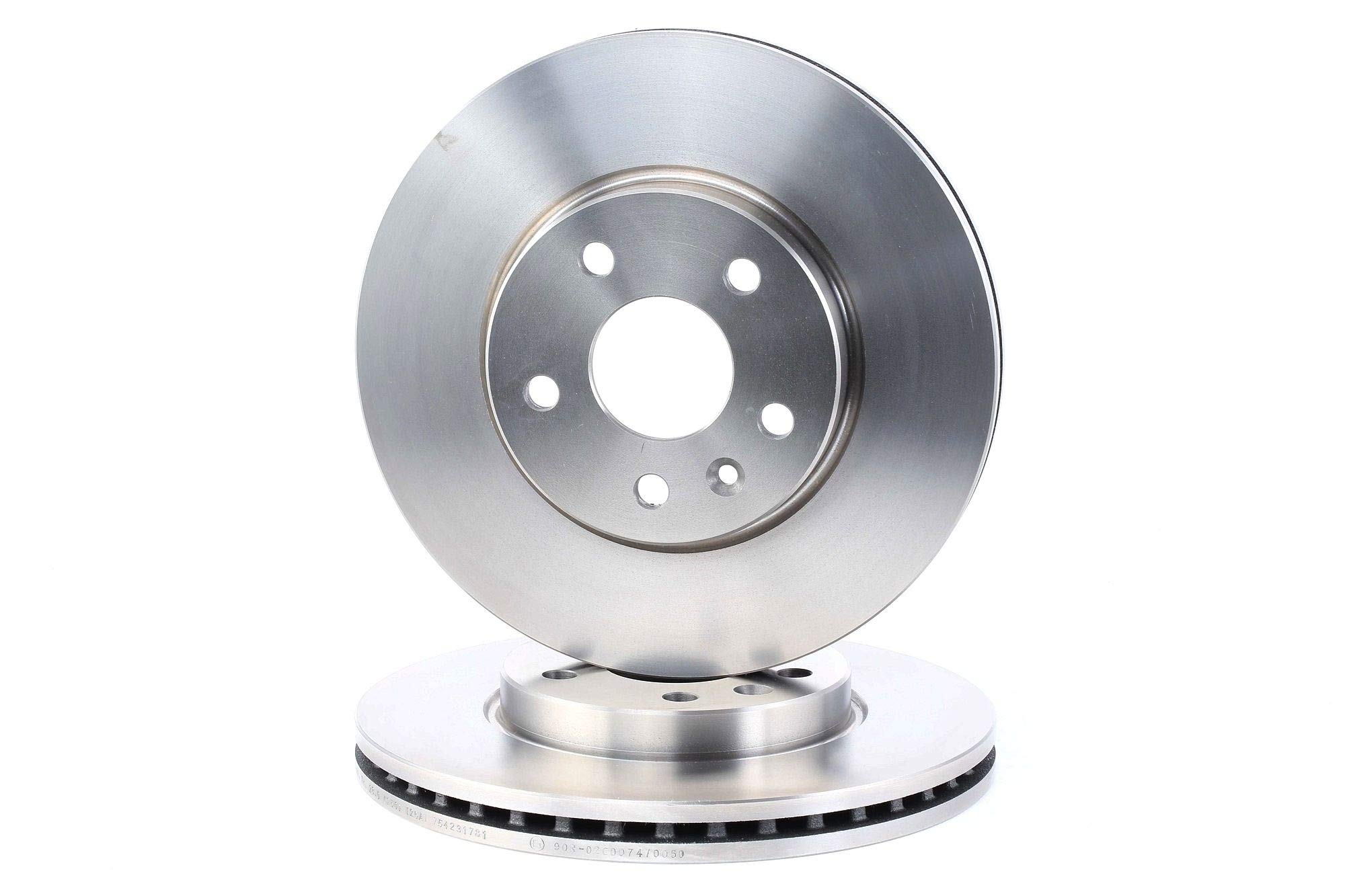 2x BOSCH Disco de freno Delantero Ø276mm Altura: 45,5mm Espesor: 26mm Corona de Agujeros - Ø: 105mm ventilado 0 986 479 643 Compatible con OPEL Astra J Sports Tourer P10 Astra J Hatchback P10