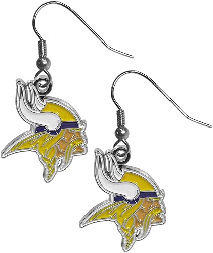 Vista 63 de Siskiyou Sports NFL womens Dangle Earrings and Charm Bangle Bracelet Set